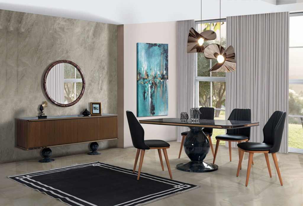 İNCİ YEMEK ODASI TAKIMI Çorlu Yıldırım MobilyaÇorlu